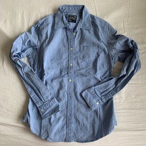American Eagle Blue Oxford Shirt - Size S